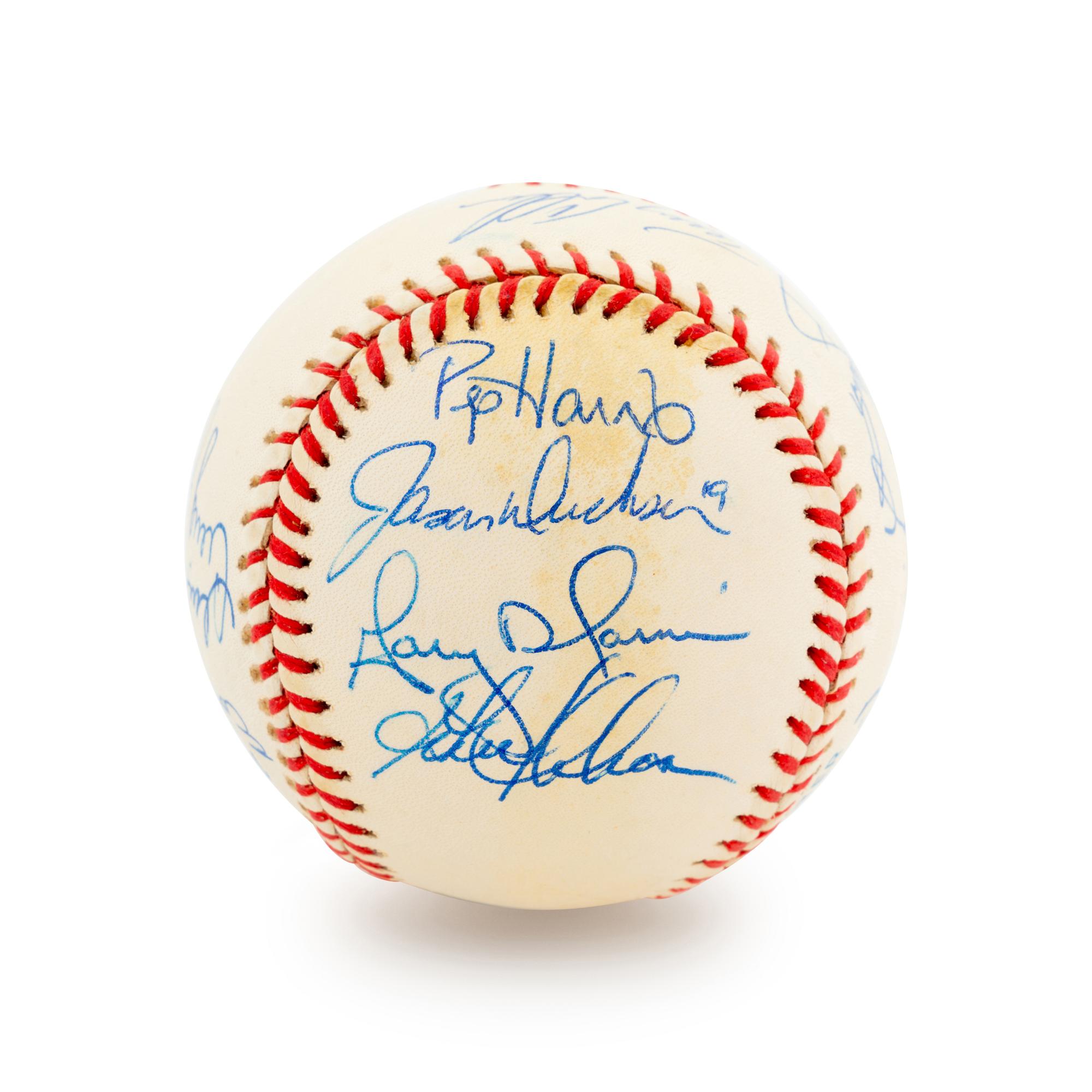 A Group of 19 Los Angeles Angels Signed Baseballs,