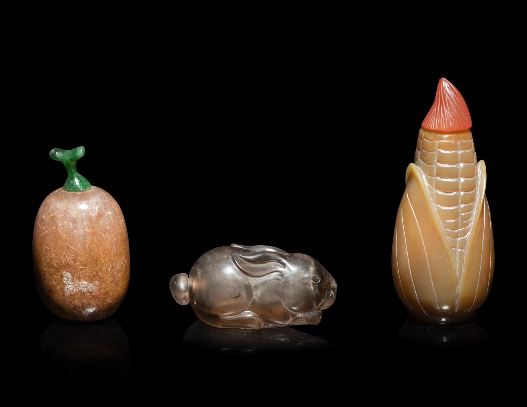 Six Chinese Snuff Bottles