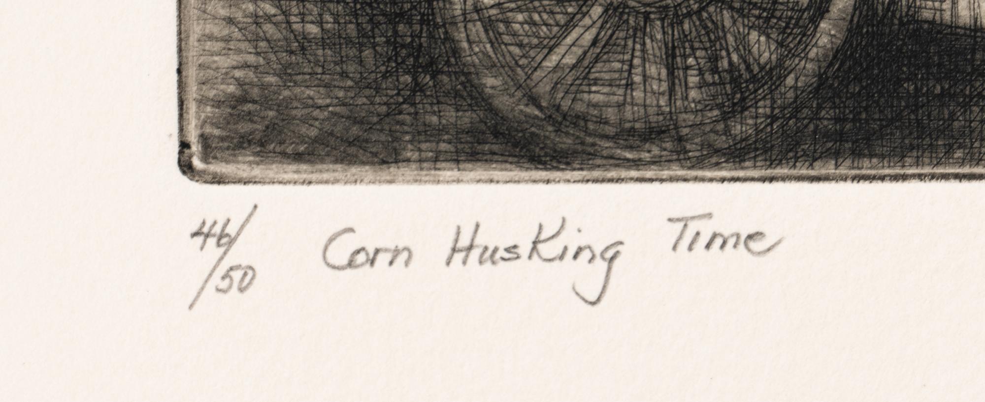 Corn Husking Time, edition 46/50