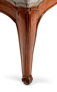 A Louis XV Provincial Walnut Bergere — 18TH/19TH CENTURY