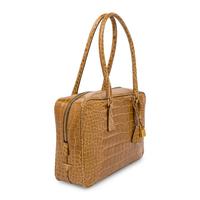 Prada, Tan Crocodile Handbag