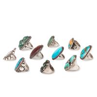 Navajo, Zuni, and Southwestern-Style Silver Rings