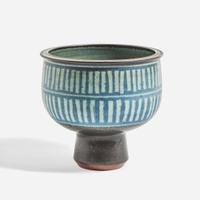 Harrison McIntosh (American, 1914-2016) Blue Footed Vessel, USA, circa 1960s