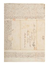 [MEXICAN WAR]. Letter written by Naval Surgeon Dr. William J. Powell. Acapulco, Mexico, 1845.