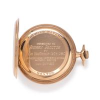 E. HOWARD WATCH CO., 14K YELLOW GOLD OPEN FACE POCKET WATCH