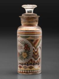 An Andrew Clemens (American, 1857-1894) Eagle Sand Bottle