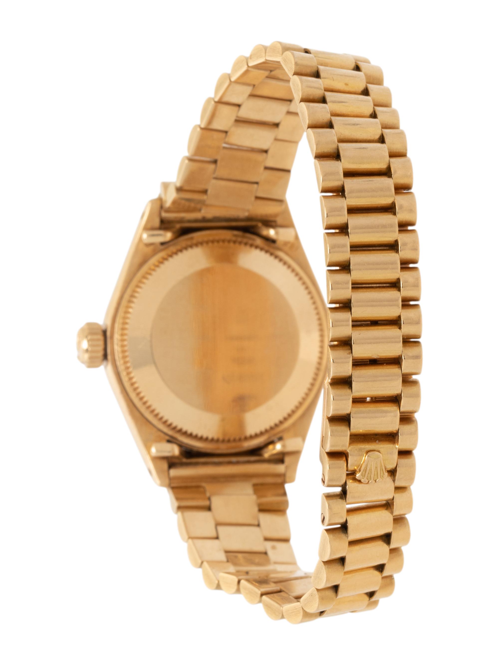 ROLEX, REF. 6917 18K YELLOW GOLD 'LADY DATEJUST' WATCH, BOX & PAPERS