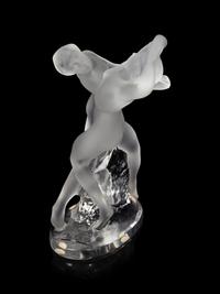 A Lalique Deux Danseuses Figural Group