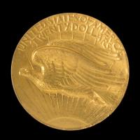 A United States 1907 Saint-Gaudens: High Relief-Wire Edge $20 Gold Coin