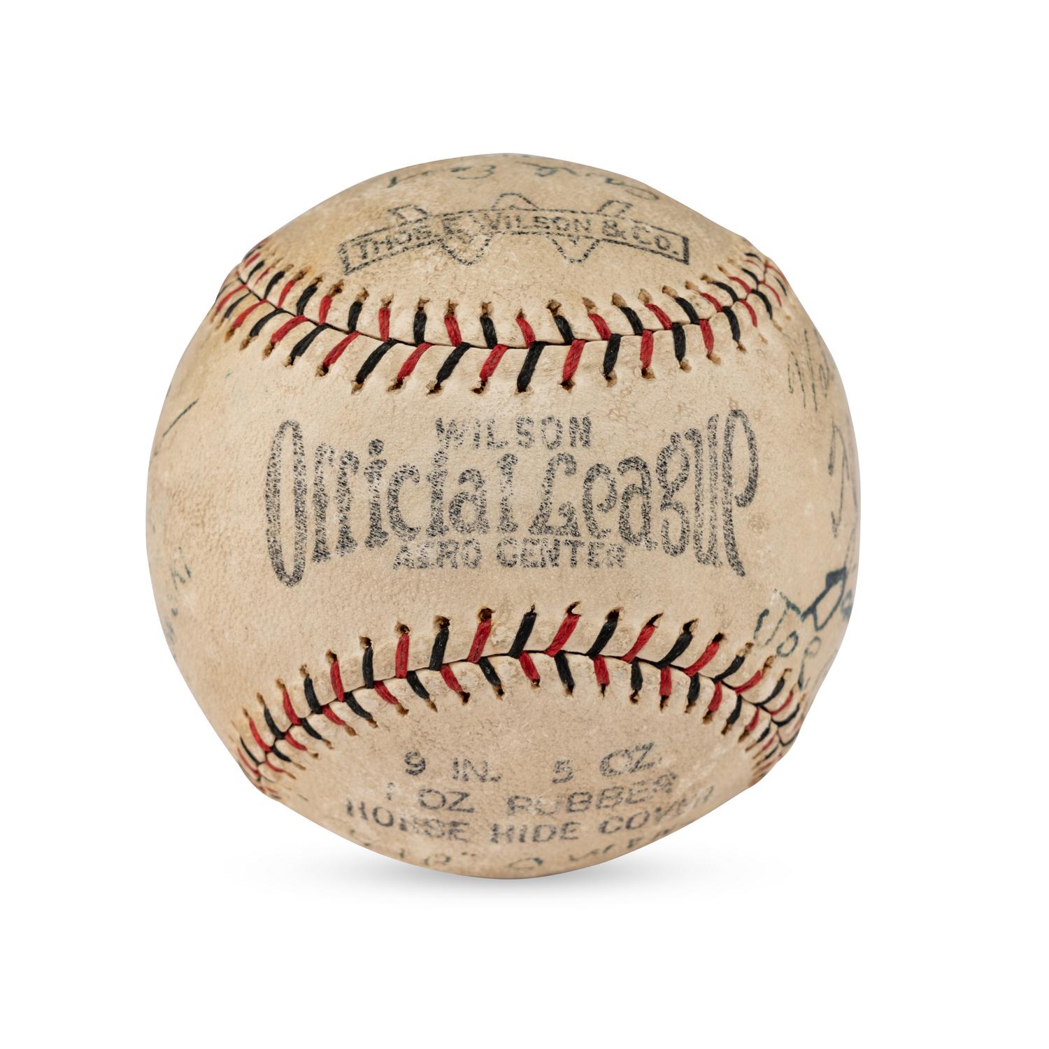A 1923 Minneapolis Millers Team Signed Autograph Baseball
