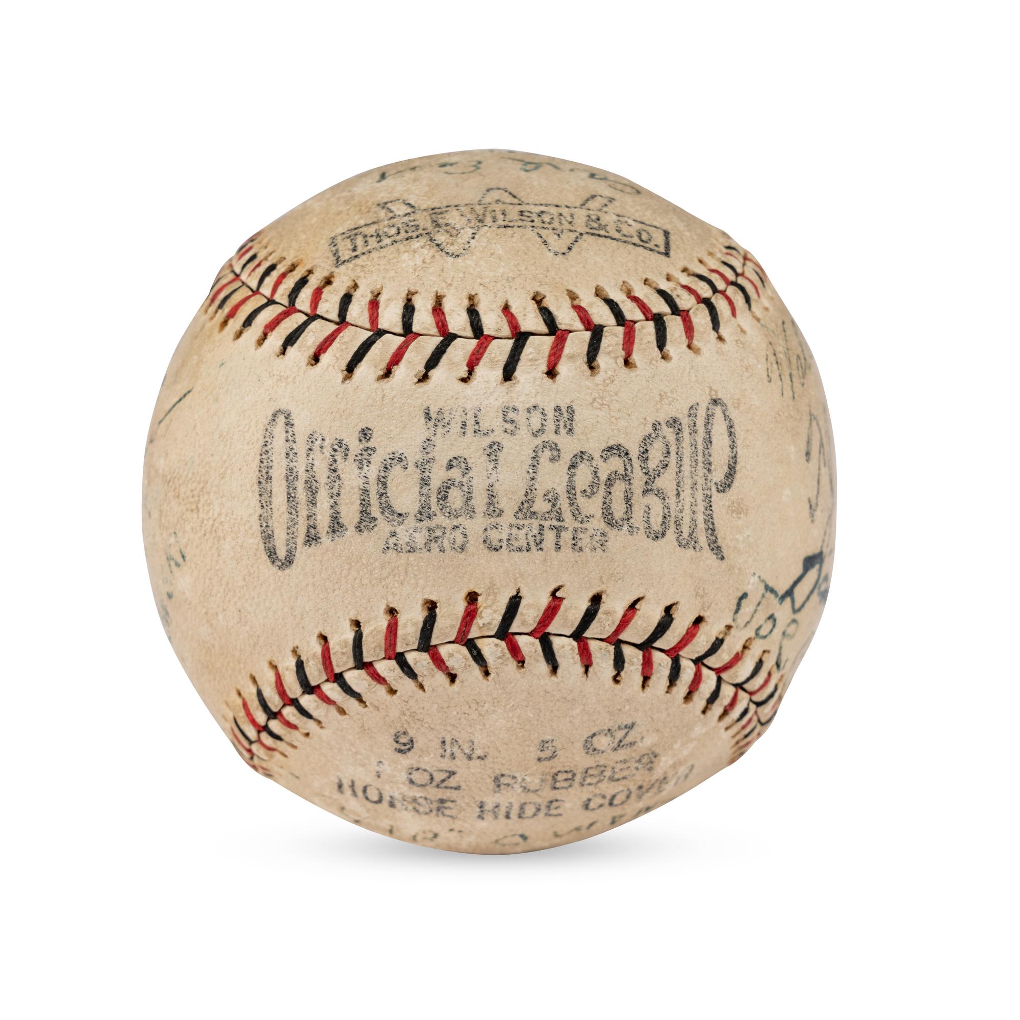A 1923 Minneapolis Millers Team Signed Autograph Baseball