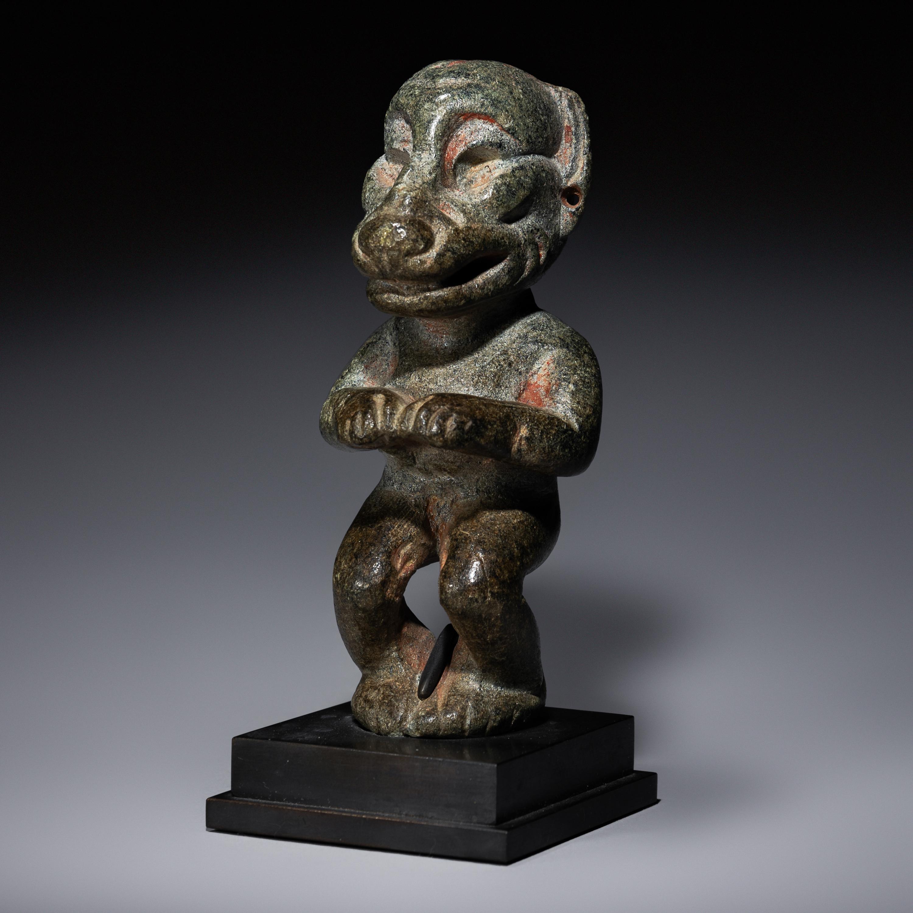 An Olmec Serpentine Transformation Figure