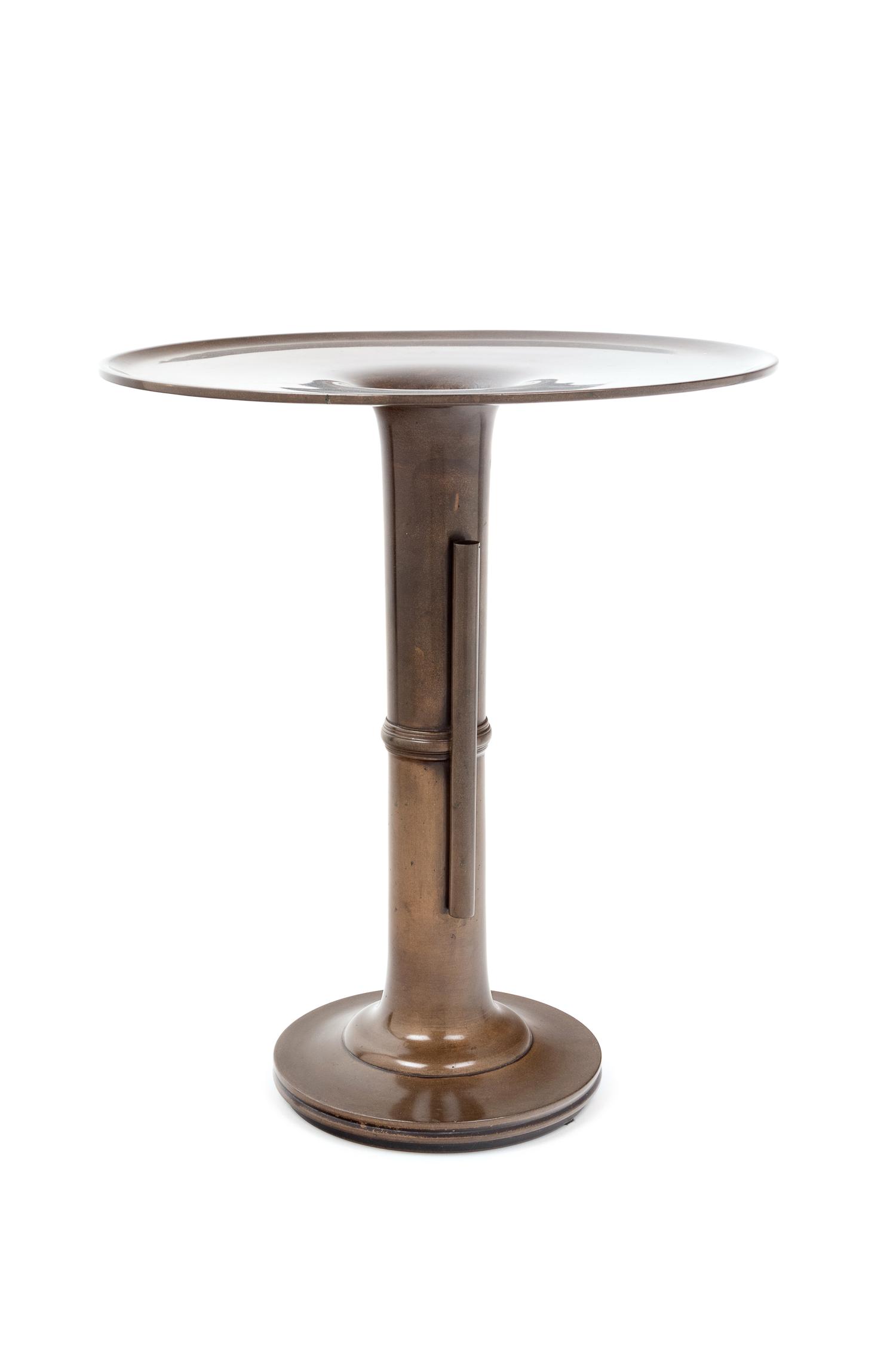 A Silver Bronze Flower Container