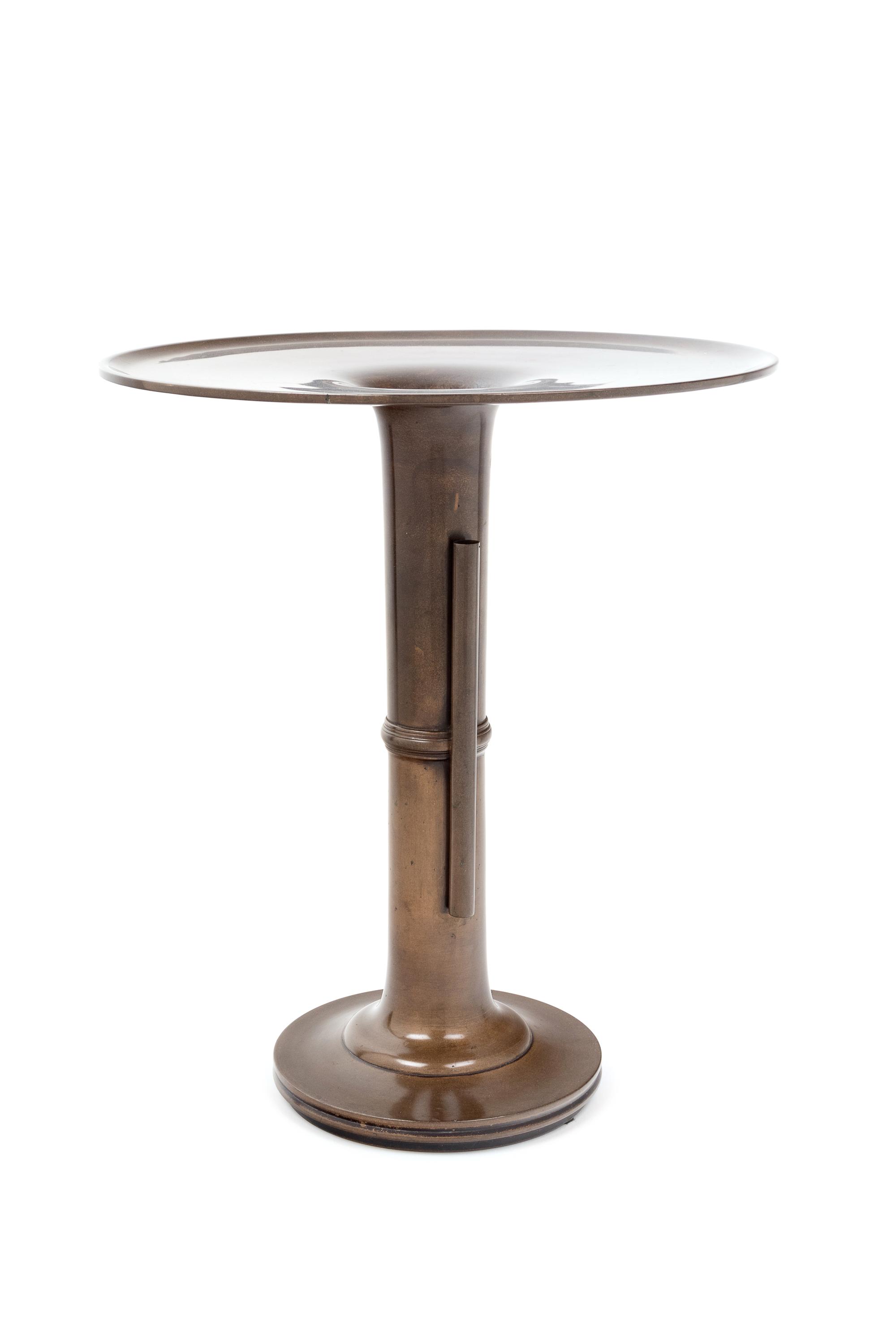 A Silver Bronze Flower Container