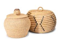 Inuit Lidded Storage Baskets
