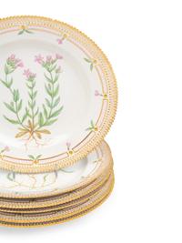 A Set of Twelve Royal Copenhagen Flora Danica Dinner Plates