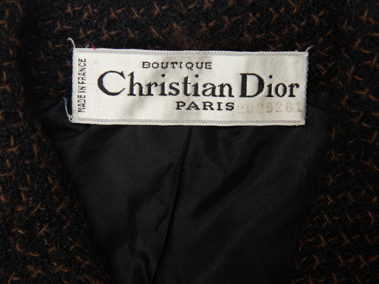 Christian Dior Demi Couture Tweed Skirt Suit, 1960s