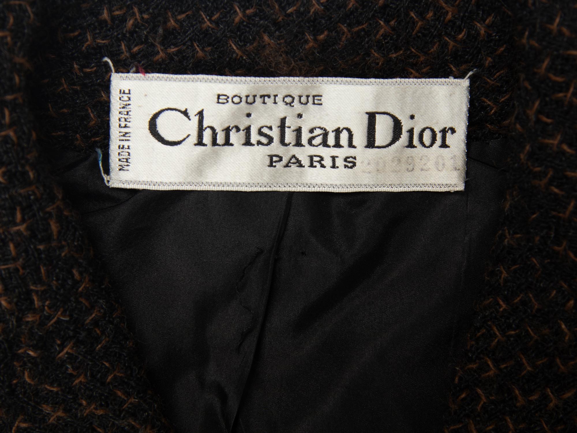 Christian Dior Demi Couture Tweed Skirt Suit, 1960s