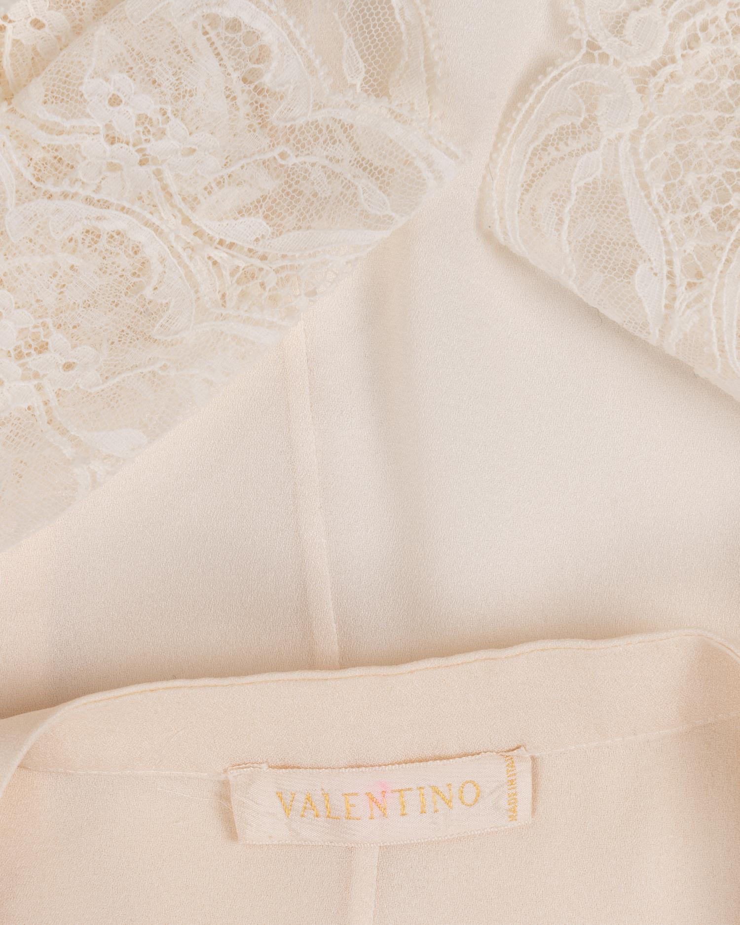 Collection of Five Valentino Pieces: One Two-Piece Skirt Suit and Three Blouses