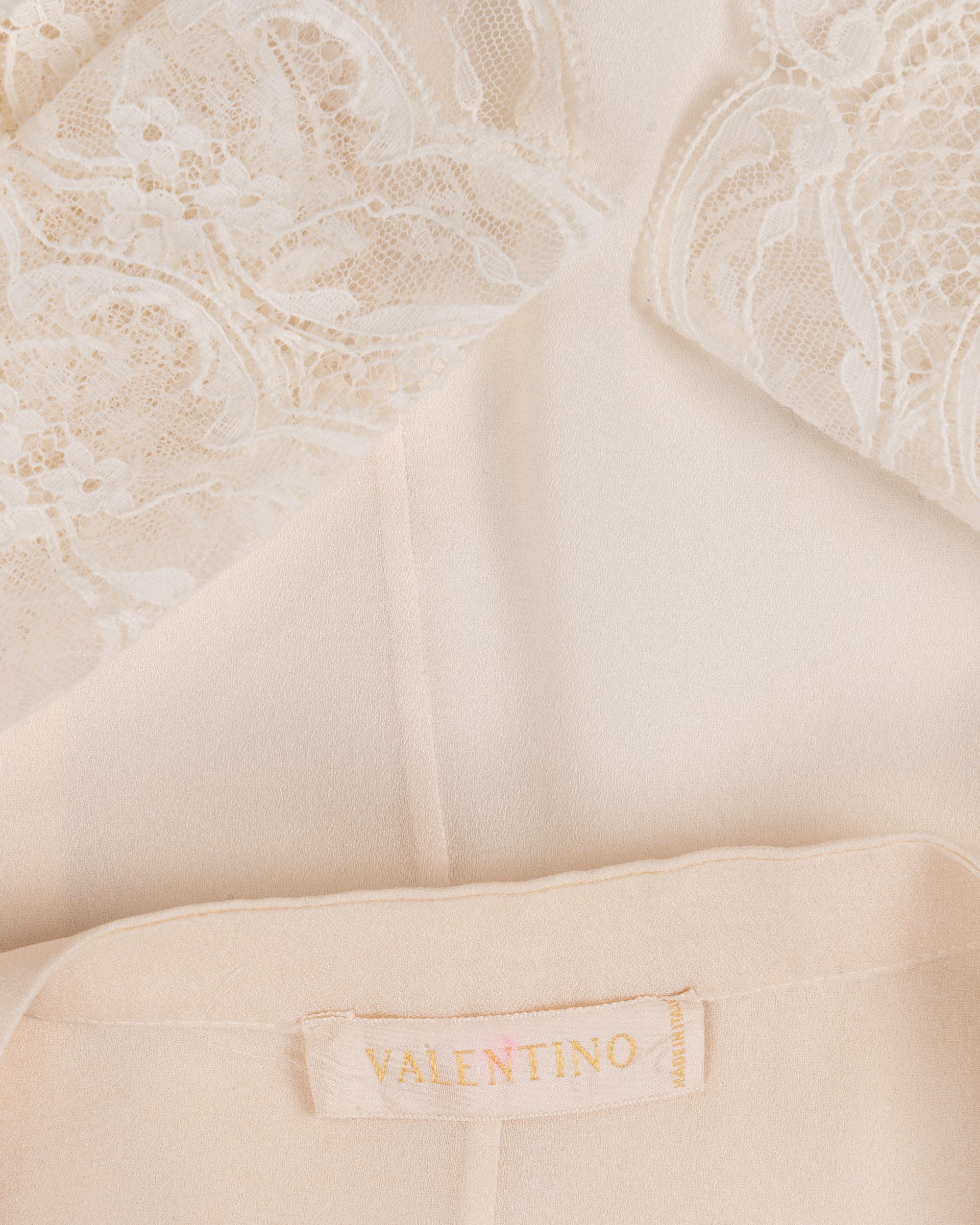 Collection of Five Valentino Pieces: One Two-Piece Skirt Suit and Three Blouses