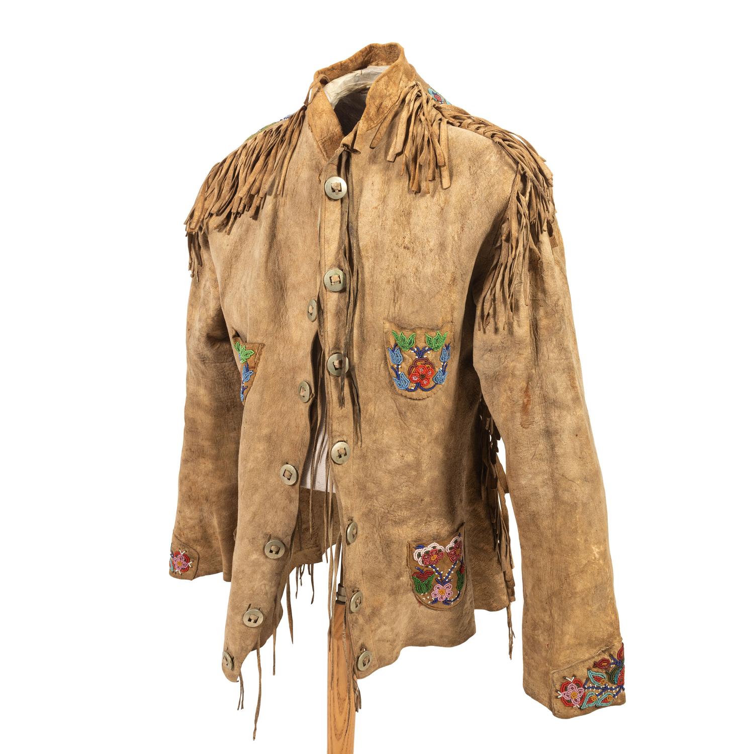 Metis Elk Hide Jacket with Union Jacks
