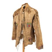 Metis Elk Hide Jacket with Union Jacks