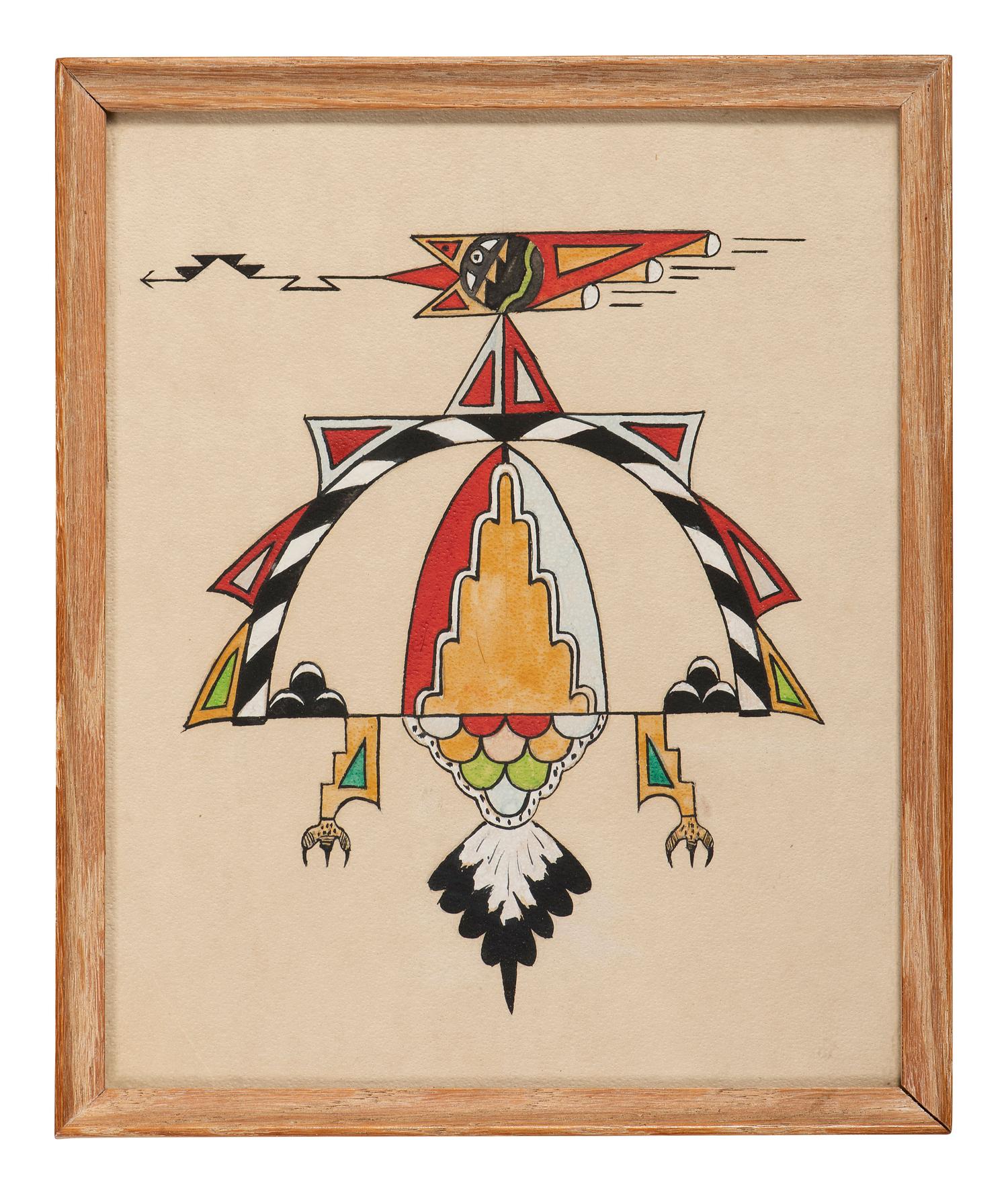 Collection of Framed and Unframed Pueblo Works