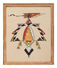 Collection of Framed and Unframed Pueblo Works