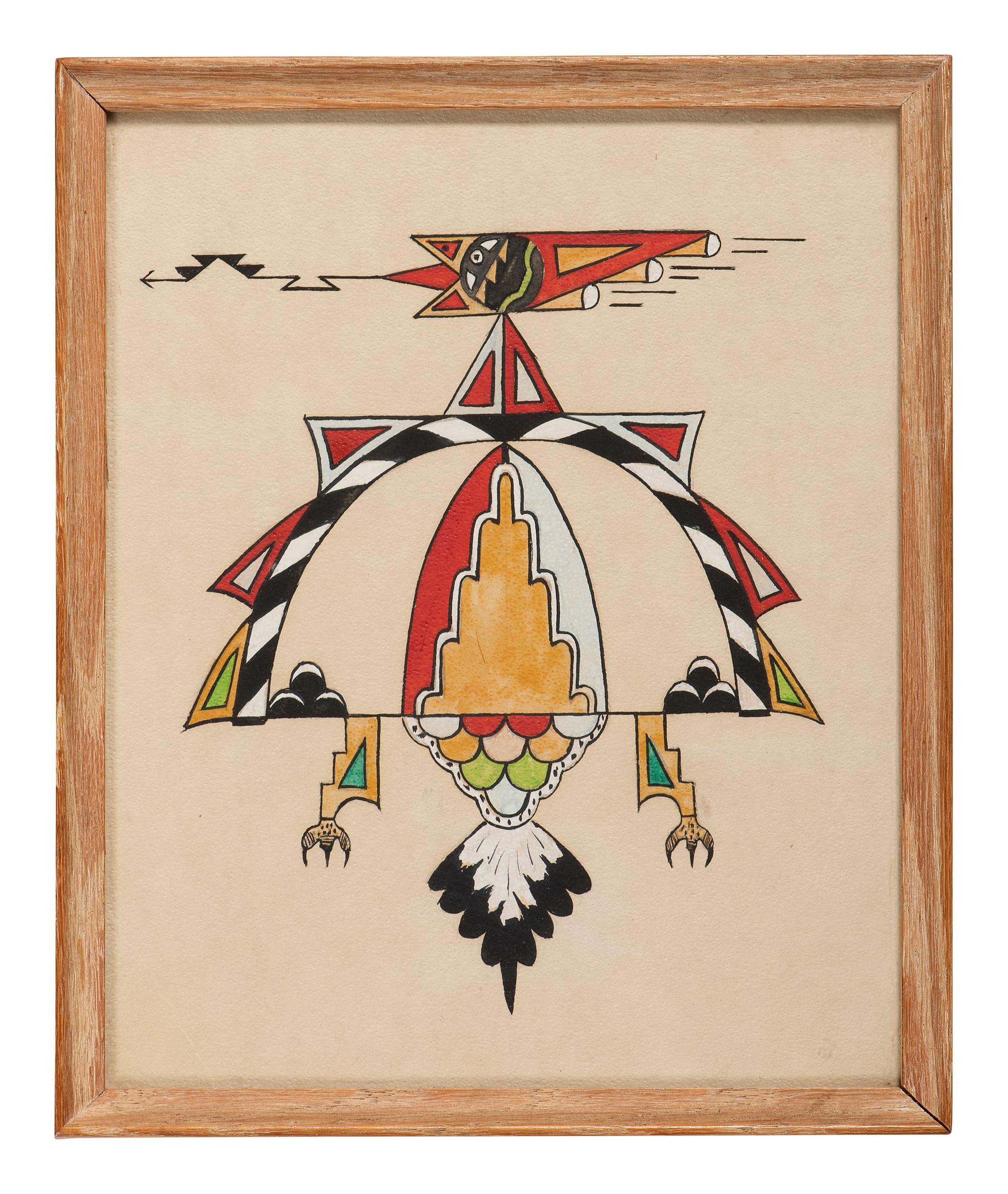 Collection of Framed and Unframed Pueblo Works