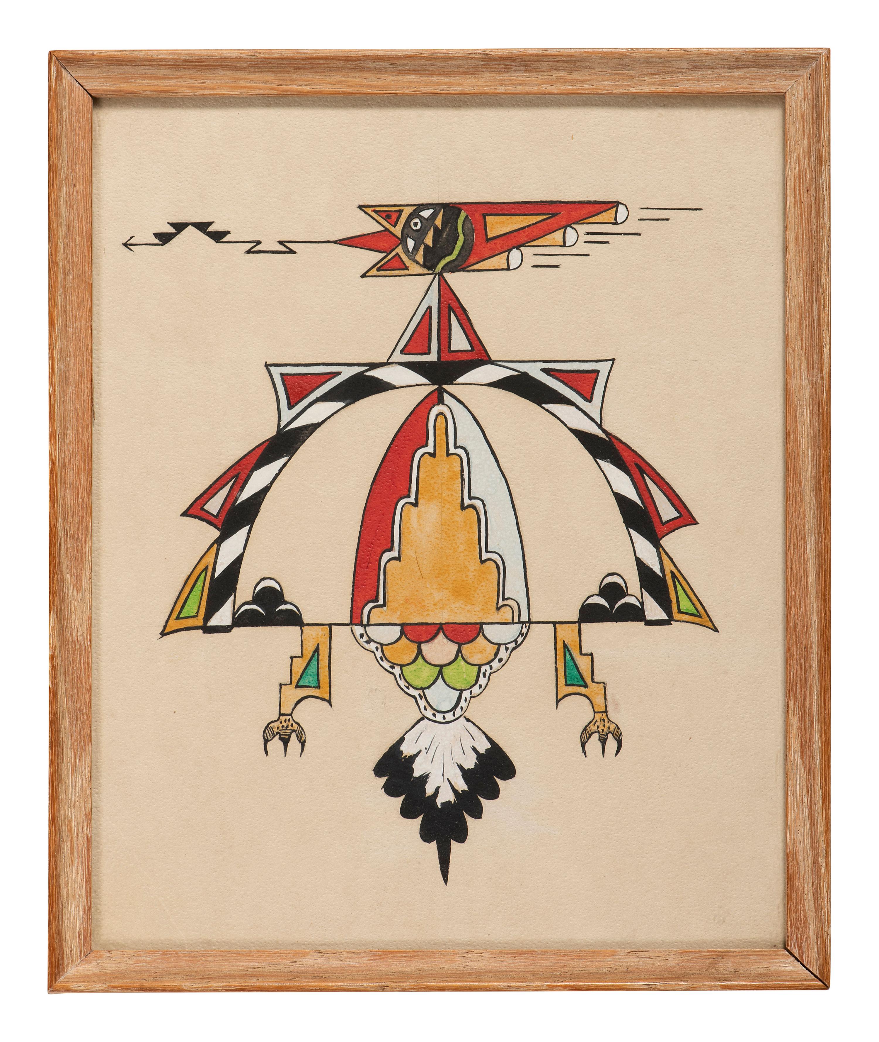 Collection of Framed and Unframed Pueblo Works