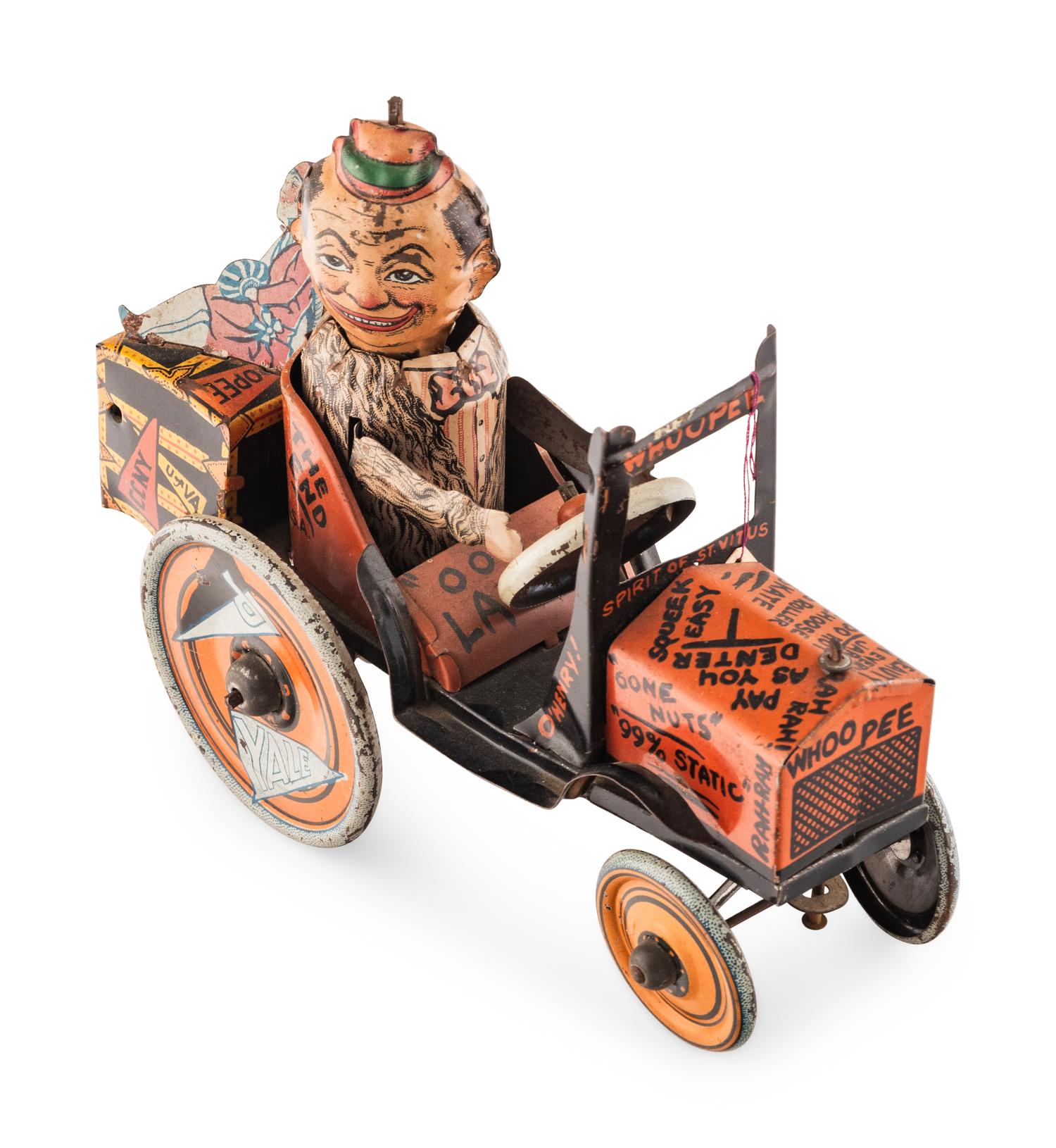 Two Marx Tin Lithograph Toy Cars