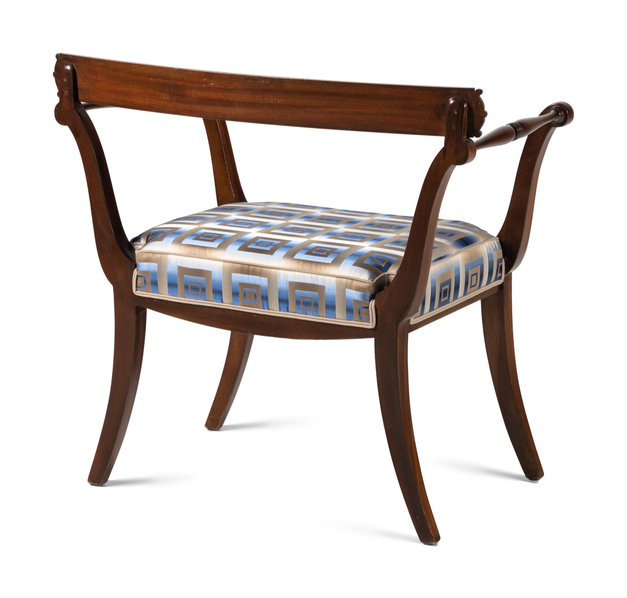 A Pair of Continental Mahogany Window Seats