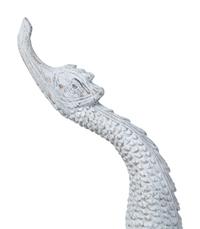 An Indonesian Carved and White-Painted Garuda — 20TH CENTURY