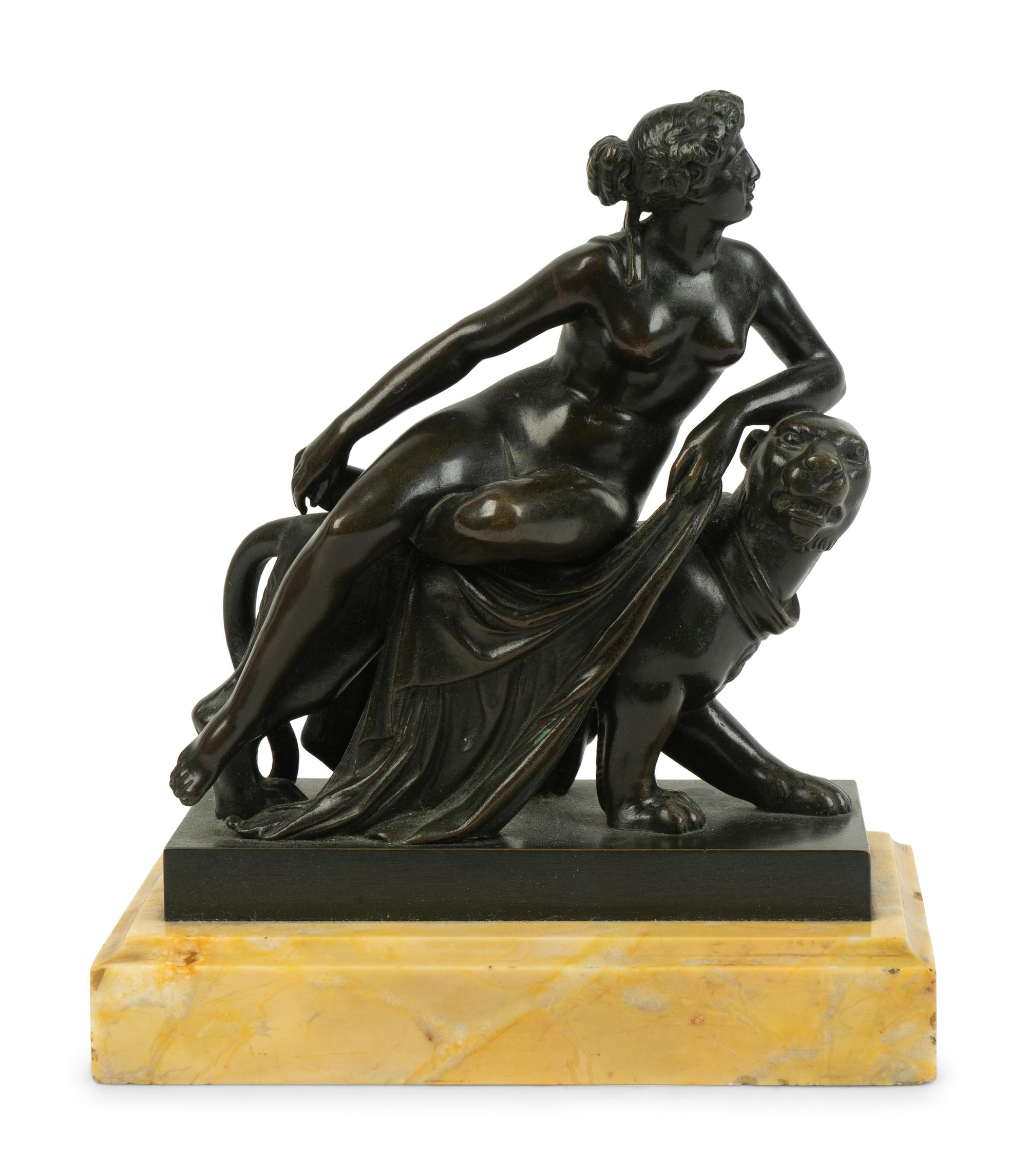 A Grand Tour Bronze of Ariadne on the Panther, After Johann Heinrich Dannecker (German, 1758 - 1841) — EARLY 20TH CENTURY