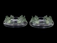 A Pair of Lalique Lierre Bowls