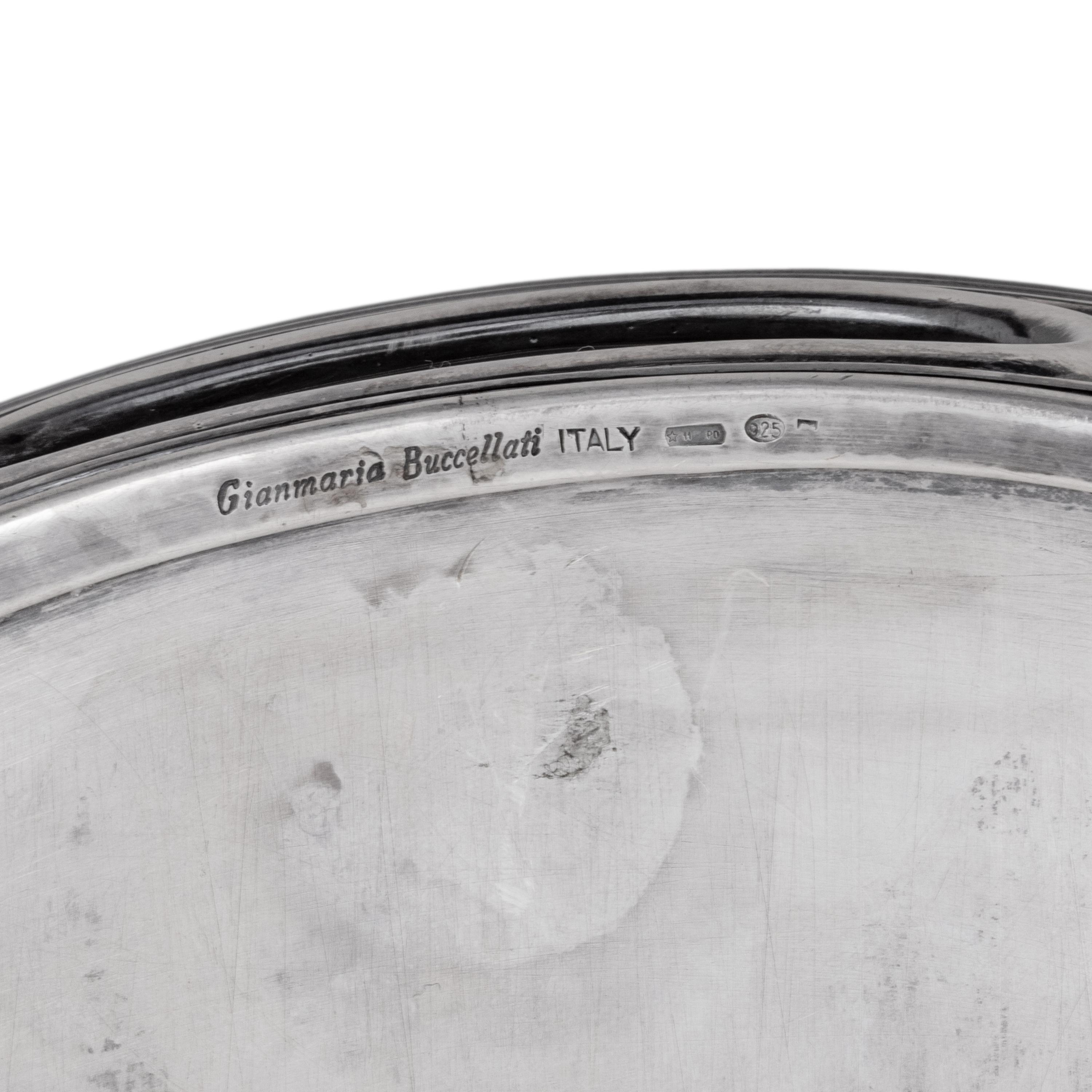 A Buccellati Silver Serving Tray