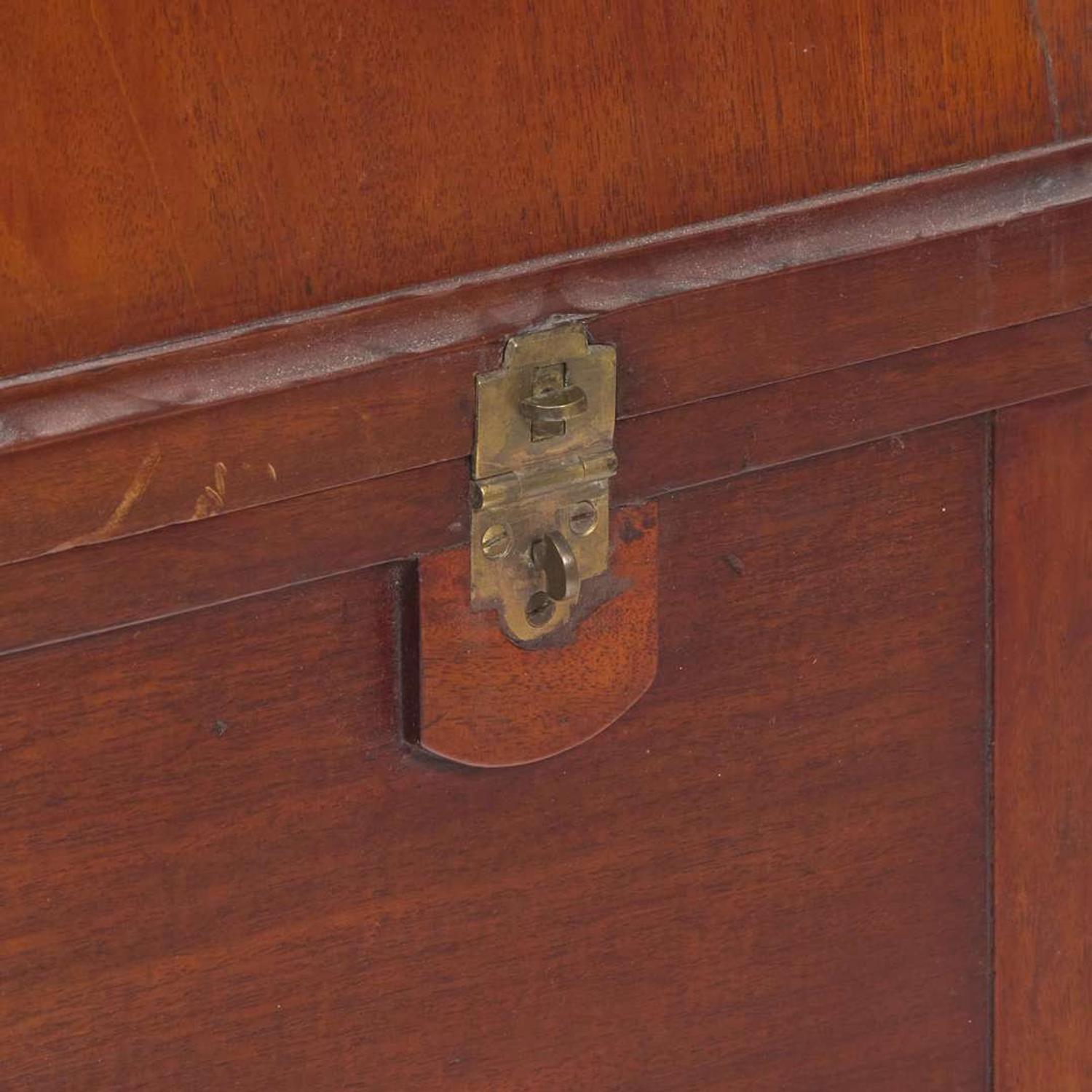 A Federal inlaid and mahogany tambour desk New England, circa 1810