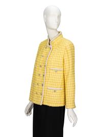 Chanel, Lemon Yellow Tweed Jacket