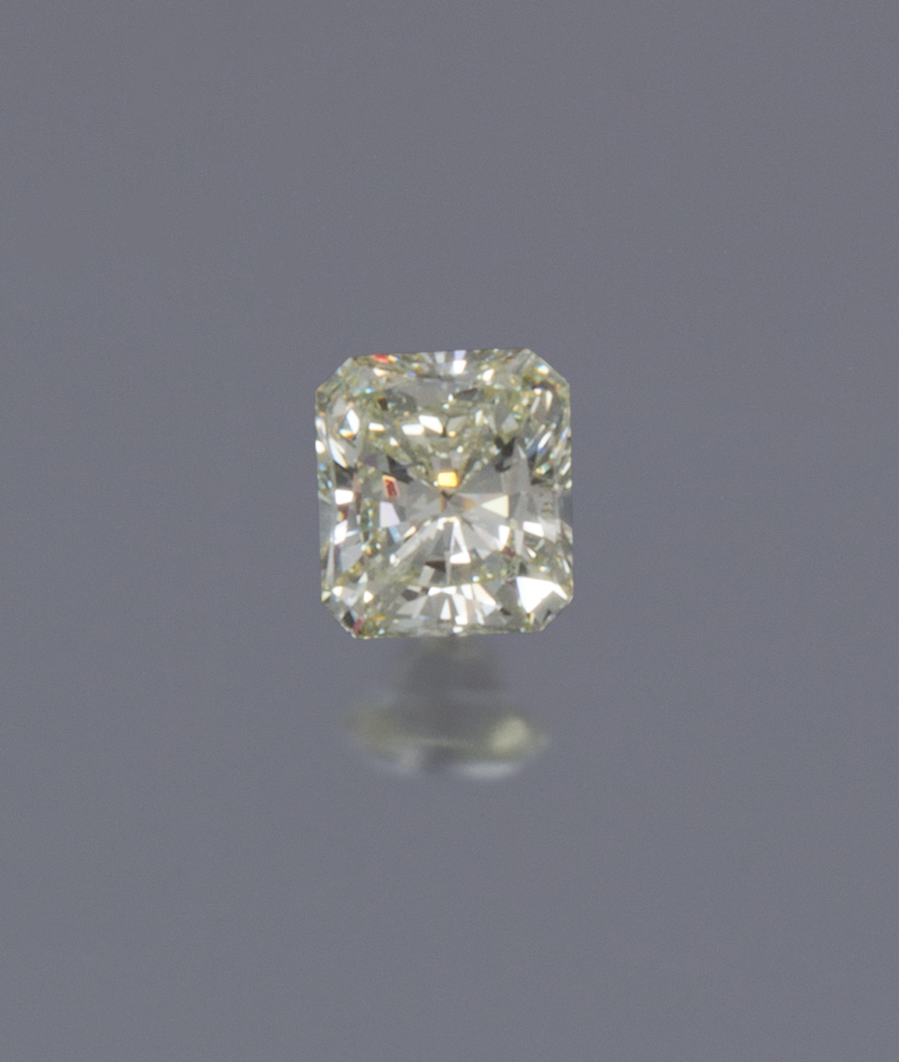 A 2.03 Carat Radiant Cut Diamond,