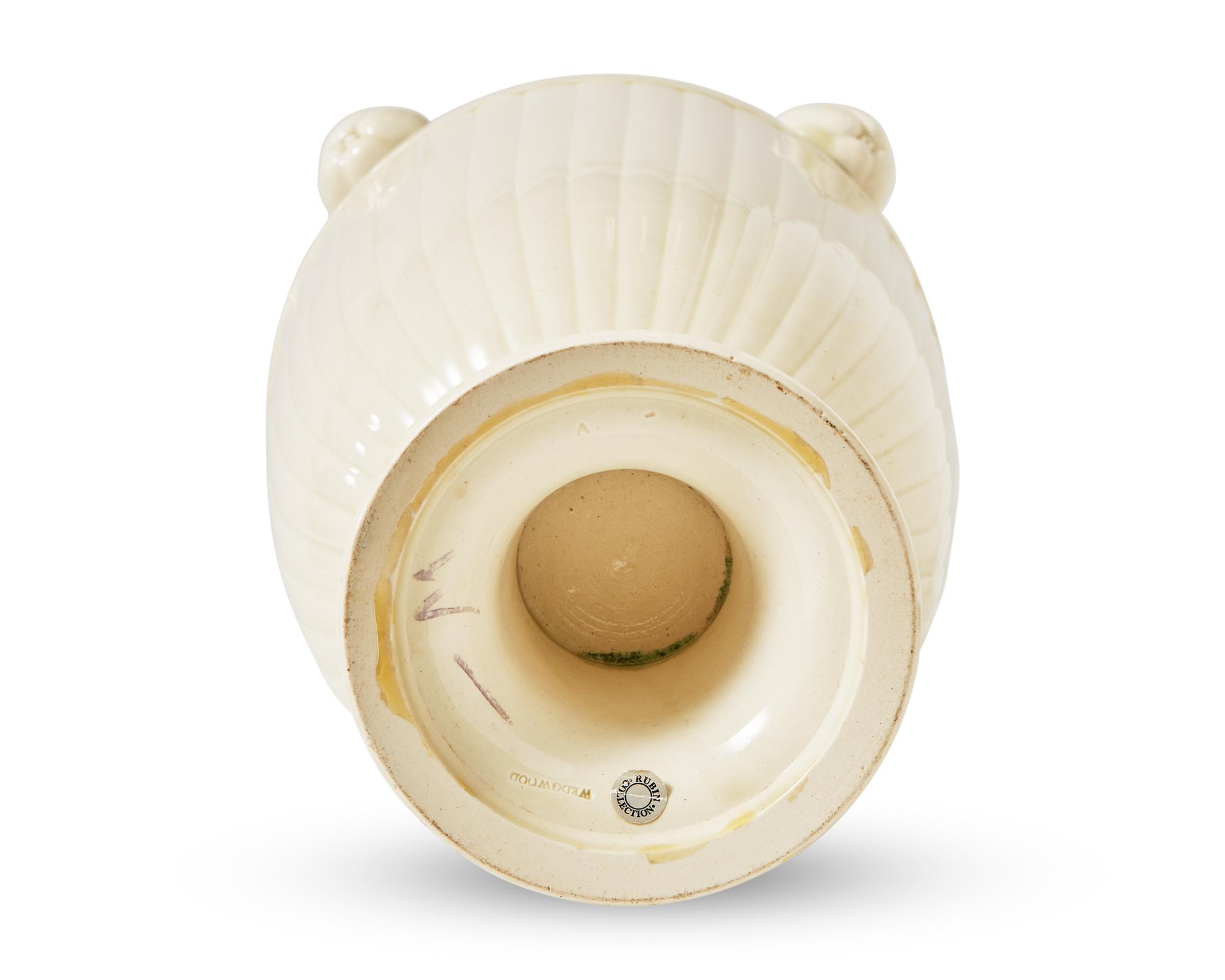 A Wedgwood Queensware 'Pomona' Footed Vase