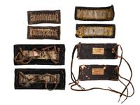[CIVIL WAR] Miscellaneous accoutrements, including spurs, shoulder straps, militia buckle and 5-second fuse.