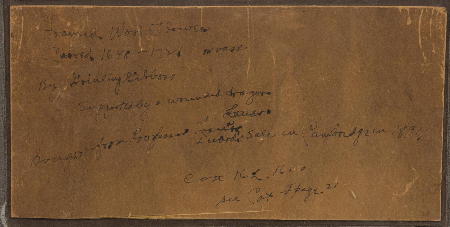 Attributed to Grinling Gibbons (Anglo-Dutch, 1648-1721)