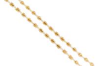 A 14 Karat Yellow Gold Fancy Link Chain. 22.80 dwts.