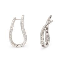 WHITE GOLD AND DIAMOND EARRINGS