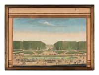 A Group of Eight Hand Colored Topographical Engravings
