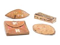 Great Lakes Quilled Birch Bark Containers