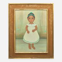 Gustavo Montoya (Mexican, 1905-2003) Nin~a Oaxaquen~a