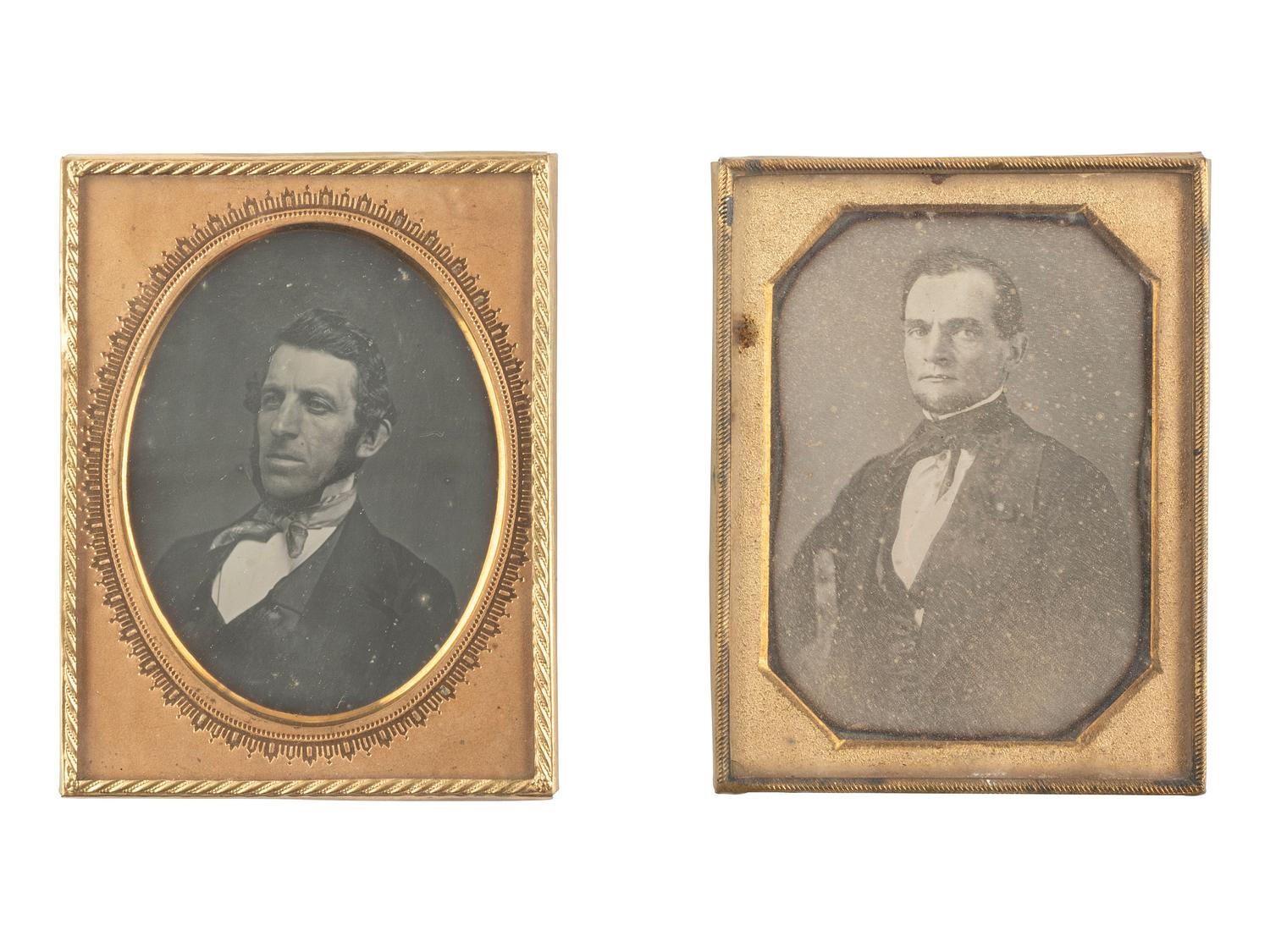 [EARLY PHOTOGRAPHY]. 30 quarter plate daguerreotypes of men incl. examples by ROOT, MCLEES, EASTERLY