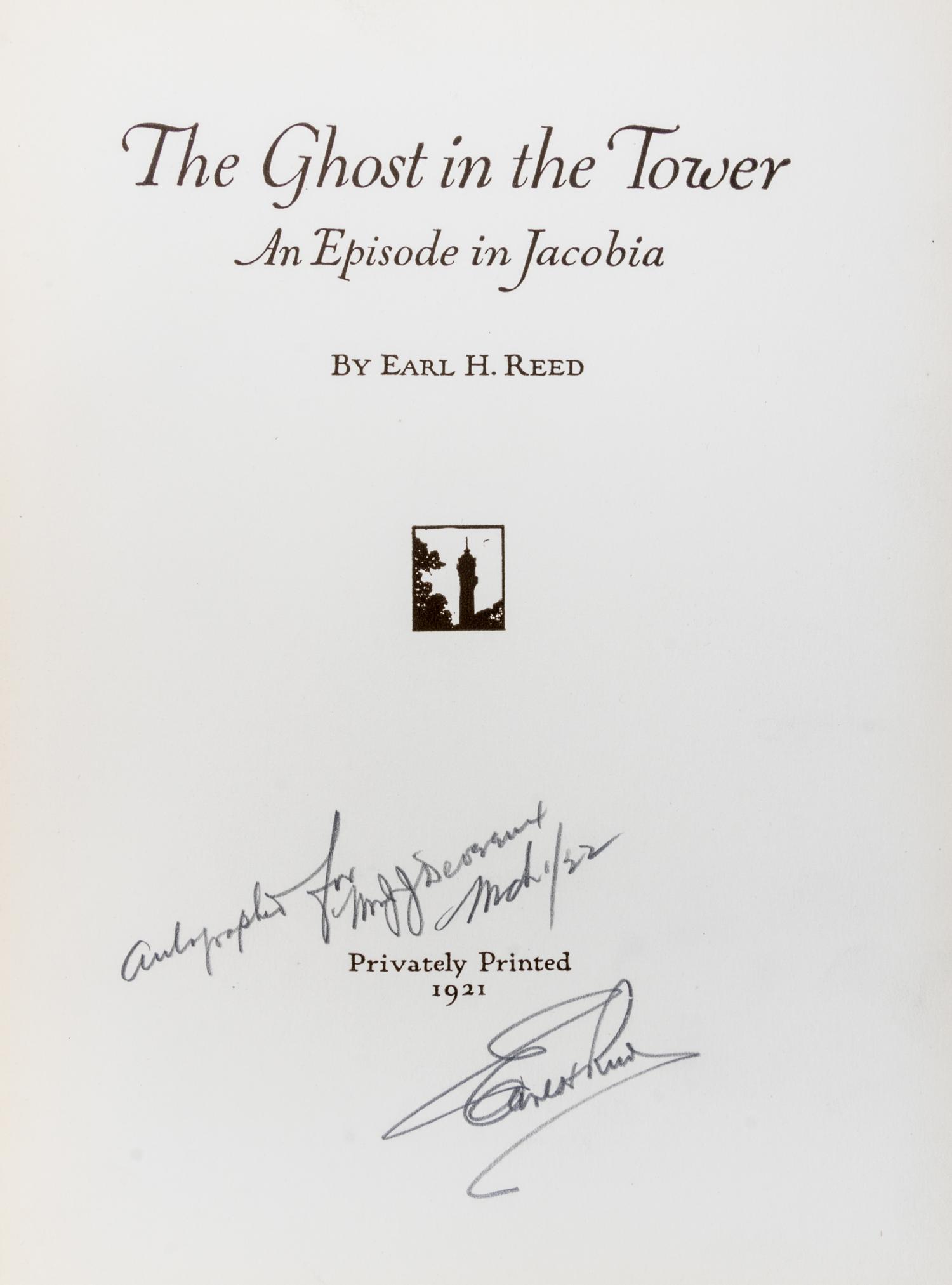 (CAXTON CLUB) REED, EARL H. A group of three limited edition works. Chicago, various dates.