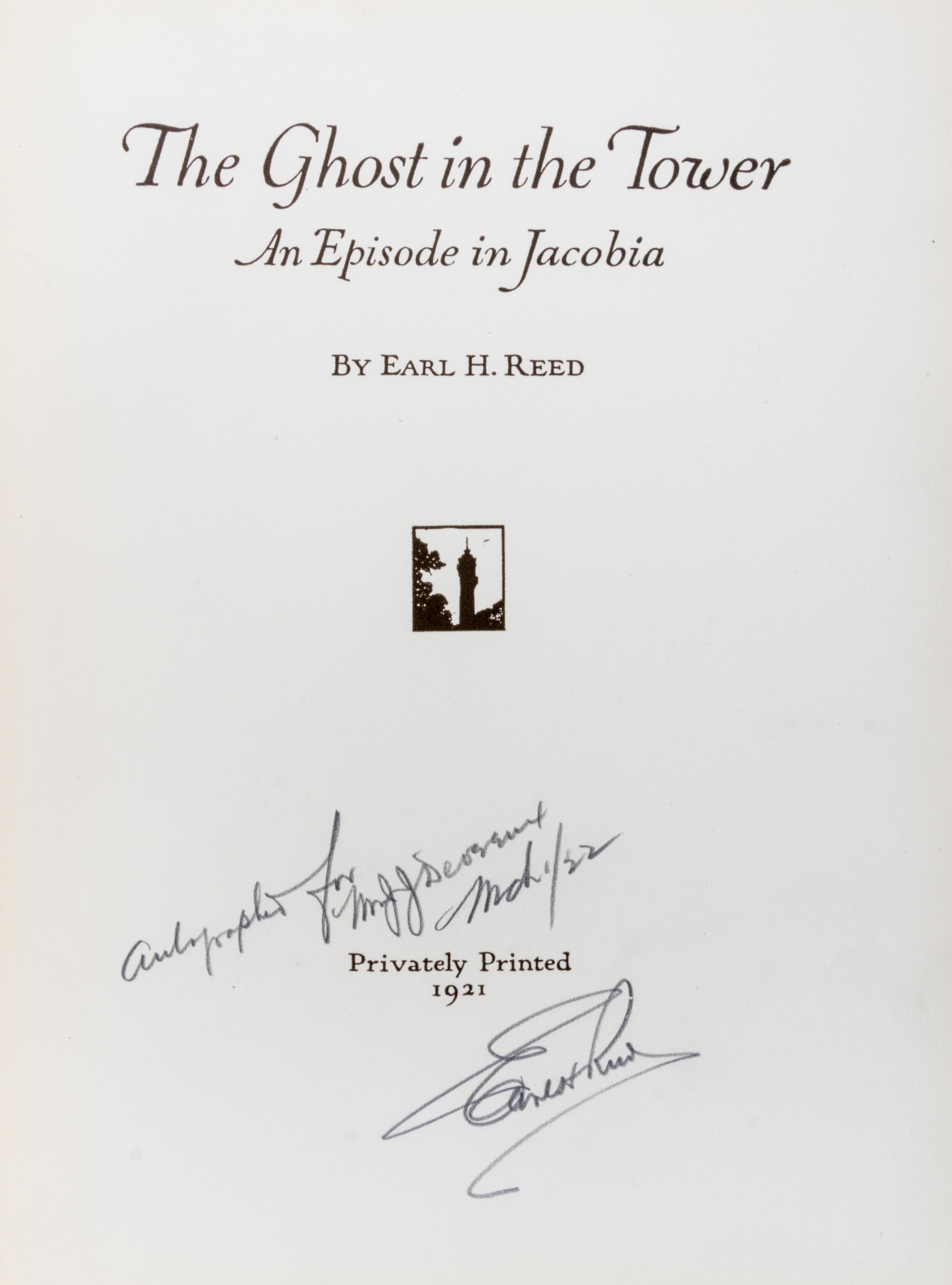 (CAXTON CLUB) REED, EARL H. A group of three limited edition works. Chicago, various dates.